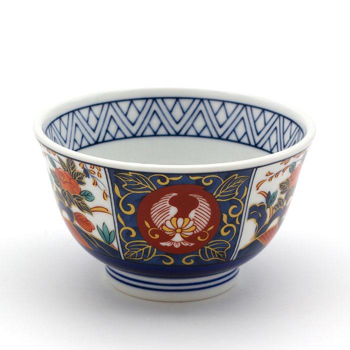錦彩古伊万里 美濃焼 ブルーム 大丼ペア 径14.5cm 材質：磁器