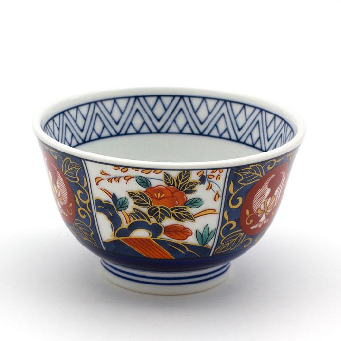 錦彩古伊万里 美濃焼 ブルーム 大丼ペア 径14.5cm 材質：磁器