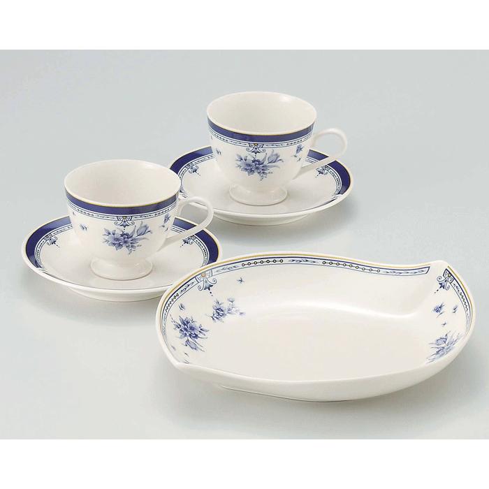 サンゴー Sango スウィートセット ラピス ニューボン 三郷陶器 瑠璃色