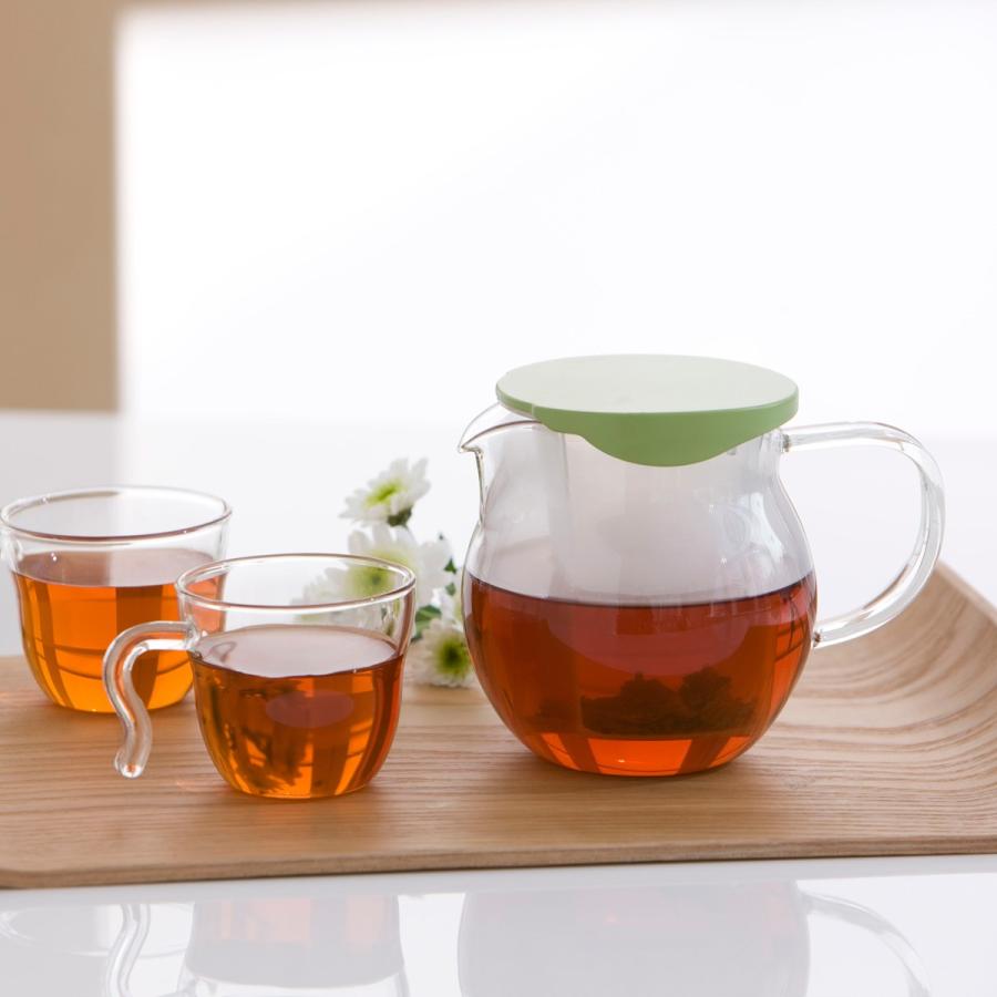 ハリオ 　茶茶・フラッティ　実用容量４５０ｍｌ　カラー：グラスグリーン　耐熱ガラス　ＨＡＲＩＯ｜hoonstore｜05