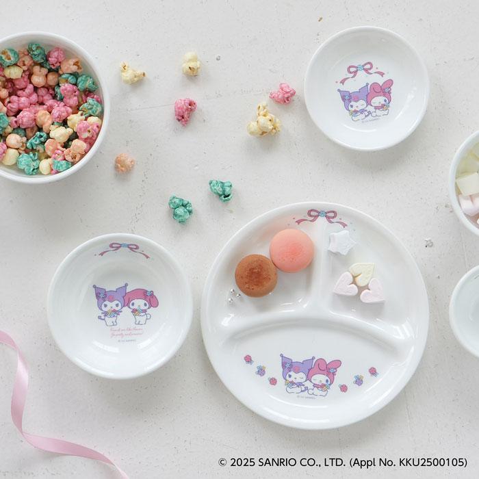 ミニプレート 12cm コレール CORELLE サンリオ マイメロディ＆クロミ