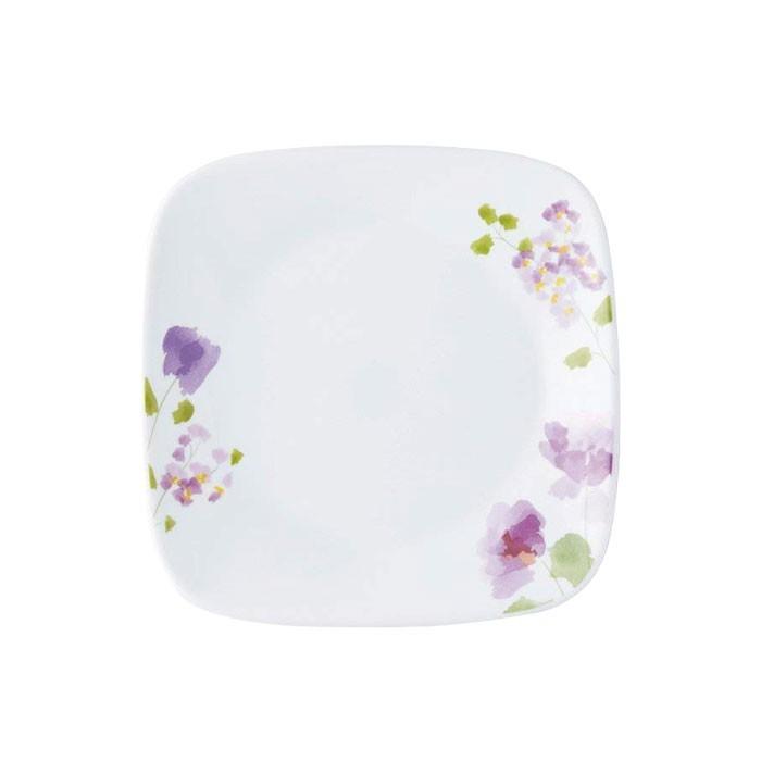 コレール　バイオレットミスト　スクエア中皿　5枚　① コレール CORELLE バイオレットミスト スクエア小皿5枚
