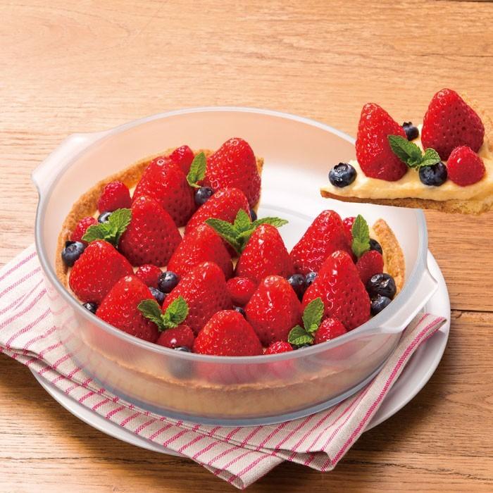 ラウンドディッシュＳ　石塚硝子 アデリアグラス　Ｃｅｒａ Ｂａｋｅ セラベイク　  内径２０ｃｍ×２３ｃｍ 容量１５００ｍｌ｜hoonstore｜04