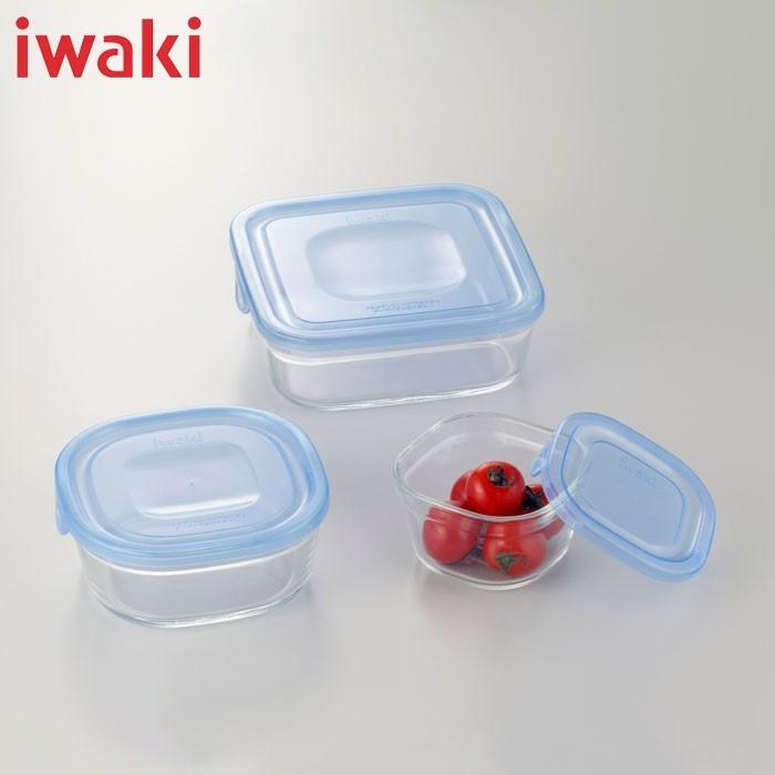 iwaki 透明 青 食品保存容器 セット iwaki 透明 青 食品保存容器 セット