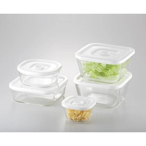 くりぼう【新品未使用】iwaki 耐熱ガラス 密閉容器 角型 5点セット くりぼう【新品未使用】iwaki 耐熱ガラス 密閉容器 角型 5点セット イワキ
