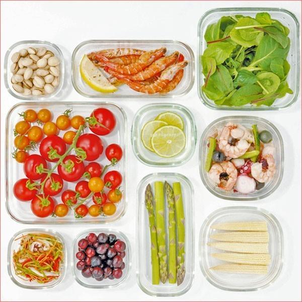 iwaki イワキ パック＆レンジ システムセット ピンク 耐熱ガラス 7点