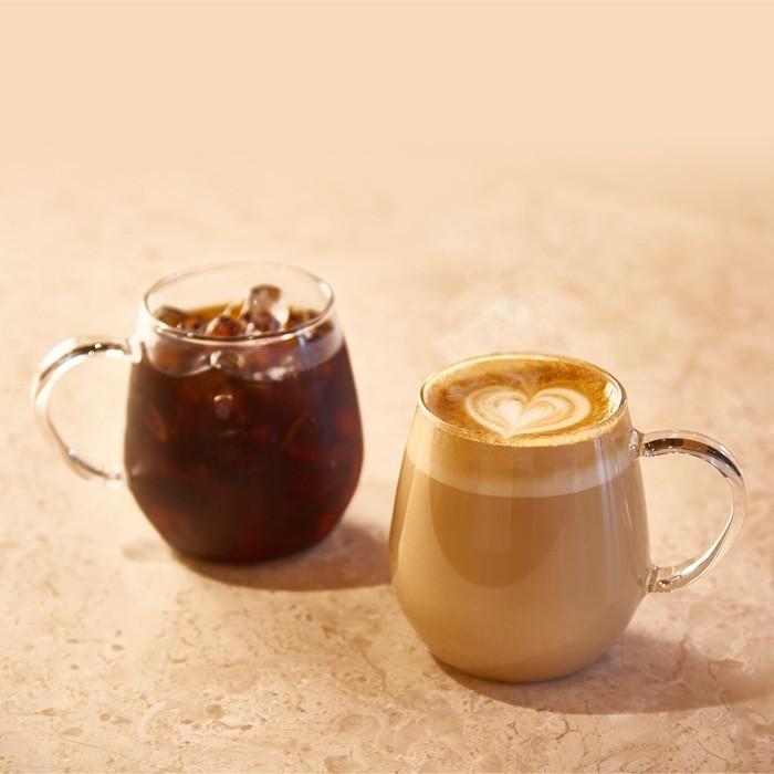 HARIO（ハリオ） ラウンドマグ2個セット 耐熱ガラス 満水容量