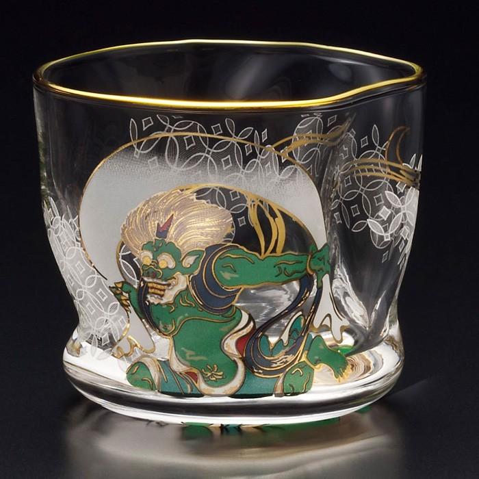 ADERIA 石塚硝子 アデリアグラス 風神雷神 酒グラスペアセット 容量