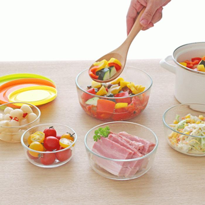 PYREX イワキ (iwaki) 耐熱ガラス保存容器 <br>パックぼうる 9個