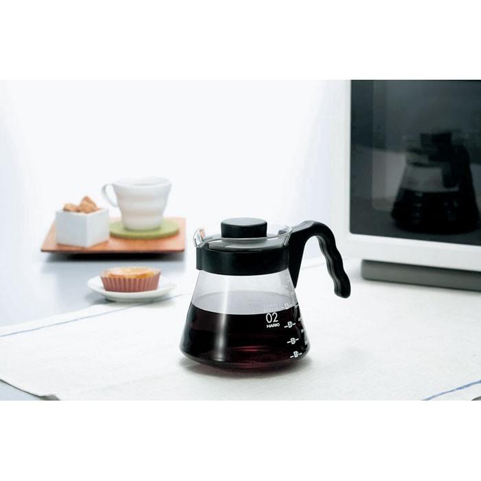 ハリオ ＨＡＲＩＯ　Ｖ６０コーヒーサーバー ７００　※１〜５杯用　実用容量（バンド下）：７００ｍｌ　カラー：ブラック | HARIO | 04