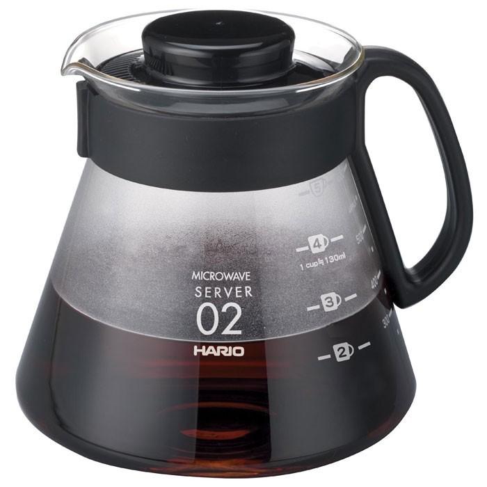 ハリオ ＨＡＲＩＯ　Ｖ６０レンジサーバー ６００ ※２〜５杯用 実用容量６００ｍｌ　カラー：ブラック｜hoonstore｜04