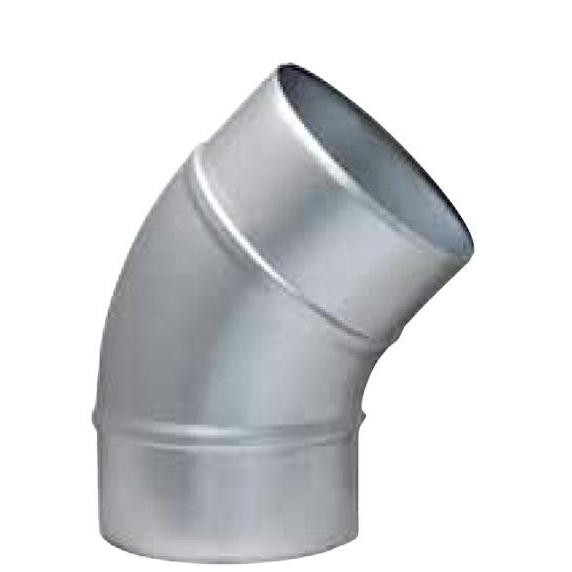 スパイラルダクト125Φ 45°エルボ : 保温屋.com - 通販 - Yahoo