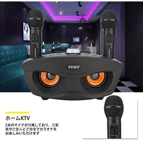 カラオケマイク 2ハンドヘルドマイク ホームKTV ワイヤレスマイク