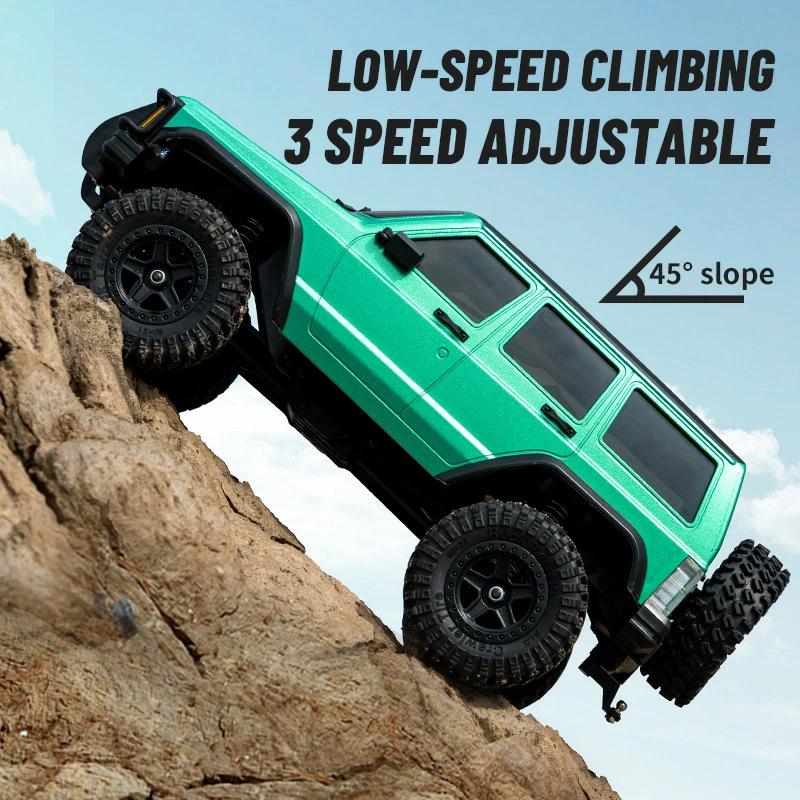 【1/18スケール Jeepチェロキー RCカー】高性能フルスケールラジコン 本格オフロード仕様外付け高トルクモーター搭載最大走行距離100m40分連続走行LEDライト付きの画像