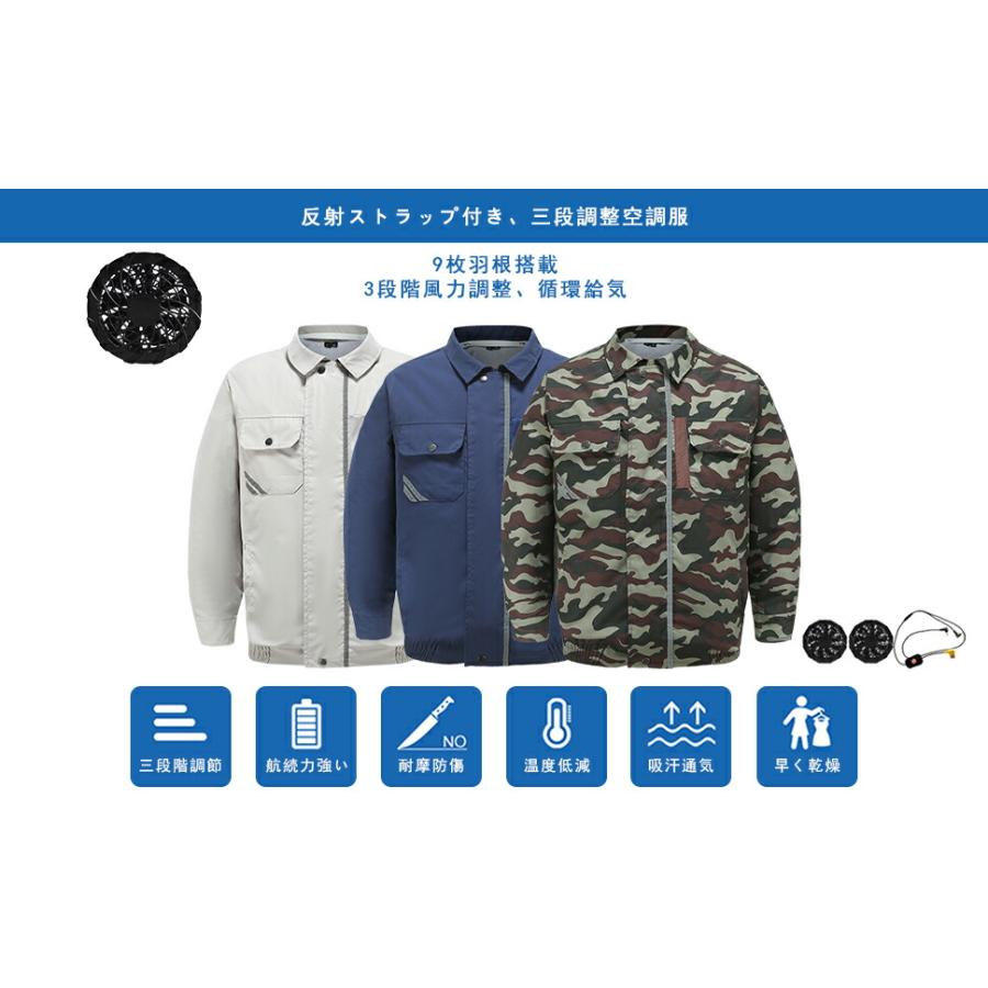 即納 数量限定レビュー特典 】 国内配送 空調作業服 ファン 熱中症対策