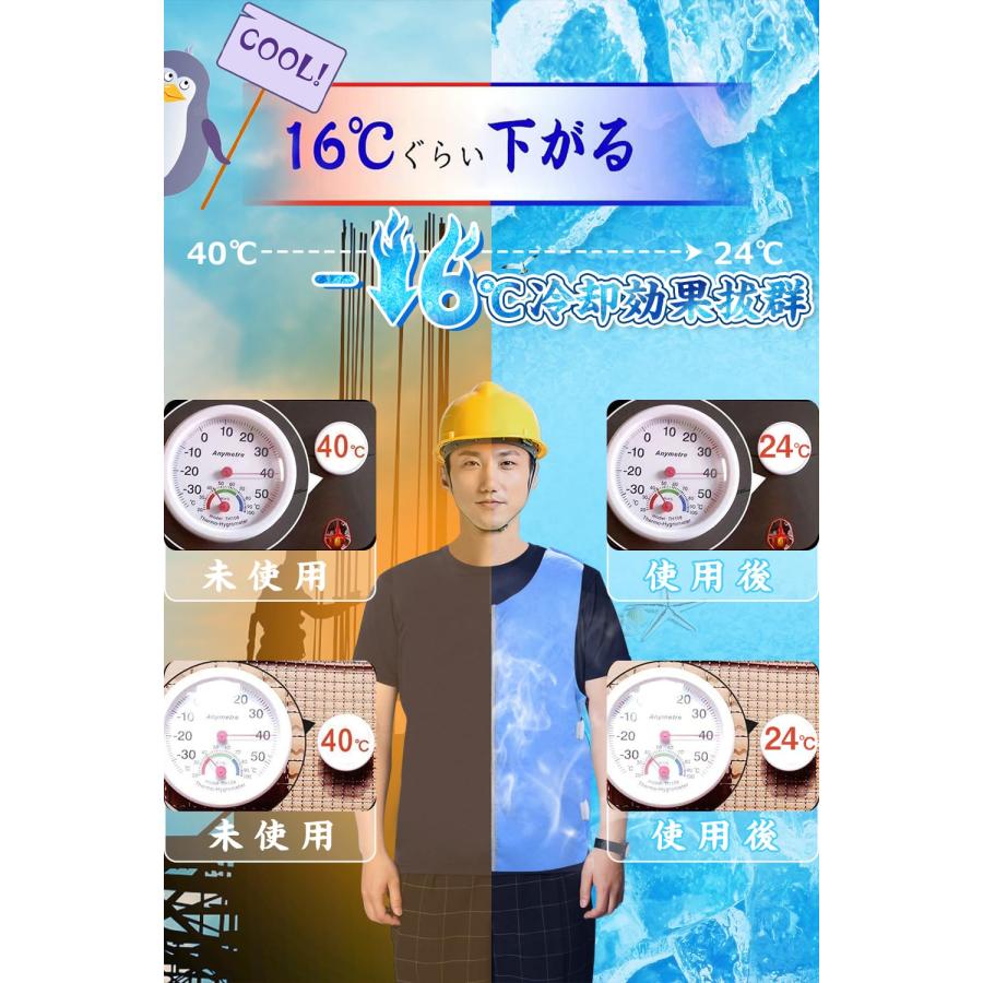 冷却ベスト クールベスト 熱中症対策グッズ 夏用 空調冷却服 電気保冷