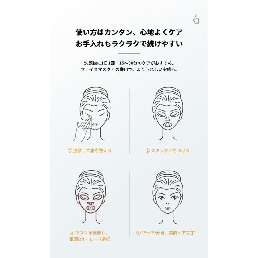 1台7役 小顔 美顔器 LED美顔 光子の柔肌マスク 7色光 リフトアップ