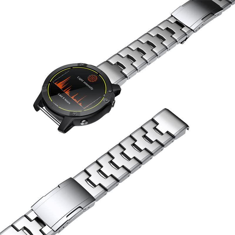 人気 チタン合金スマートウォッチ QuickFit 22mm/26mm 時計バンド
