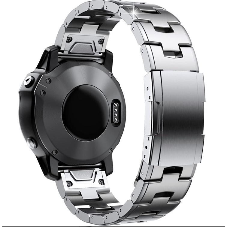 人気 チタン合金スマートウォッチ QuickFit 22mm/26mm 時計バンド