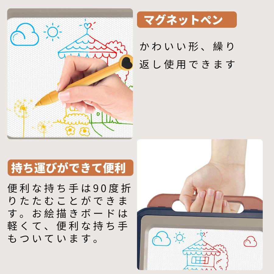 翌日配達☆即納】お絵かきボード 磁石 大画面（40*31） 4色 マグネット