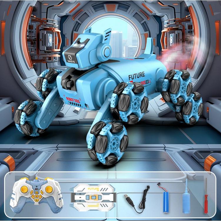 ラジコン犬 おもちゃ リモコン メカ犬 ロボット犬 アクションドッグ