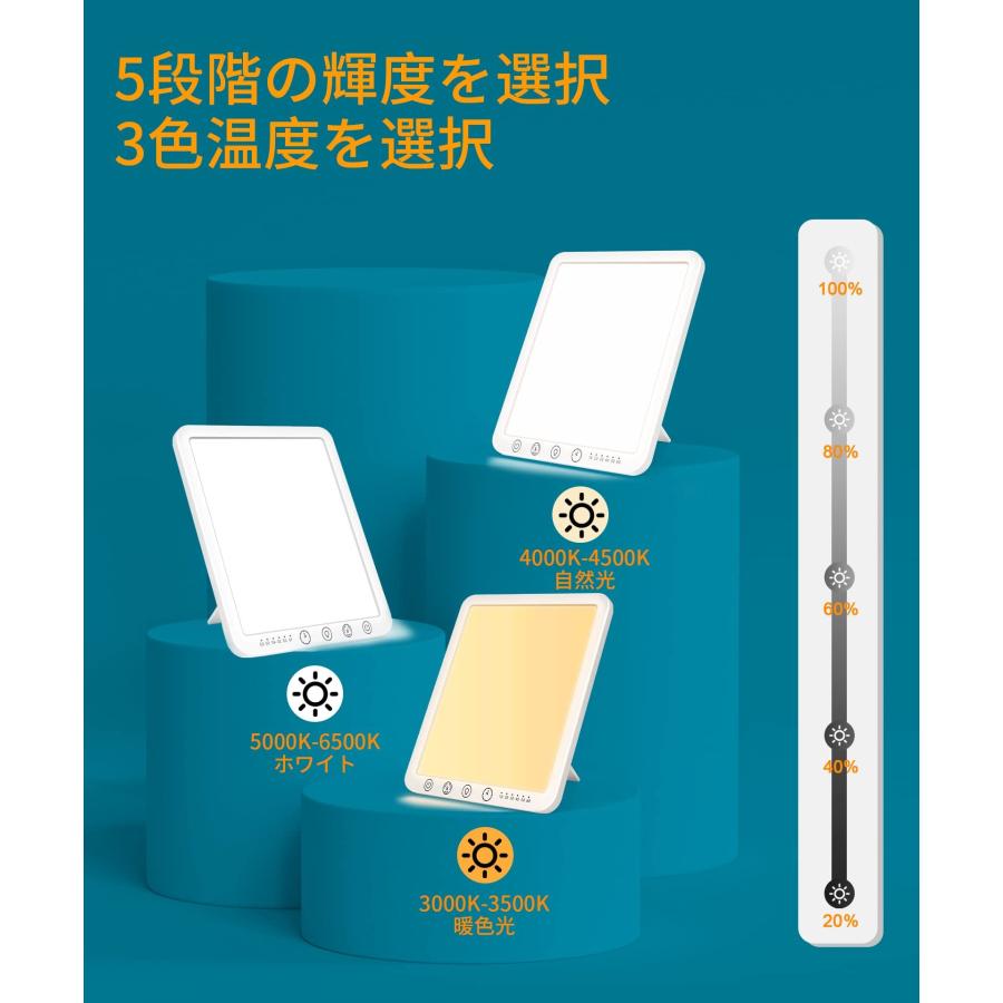 送料無料 ポータブル高照度光療法用ライト 5,000～35,000ルクス オフタイマー付き・常時点灯可 送料無料 ポータブル高照度光療法用ライト 5,000～35,000ルクス オフ