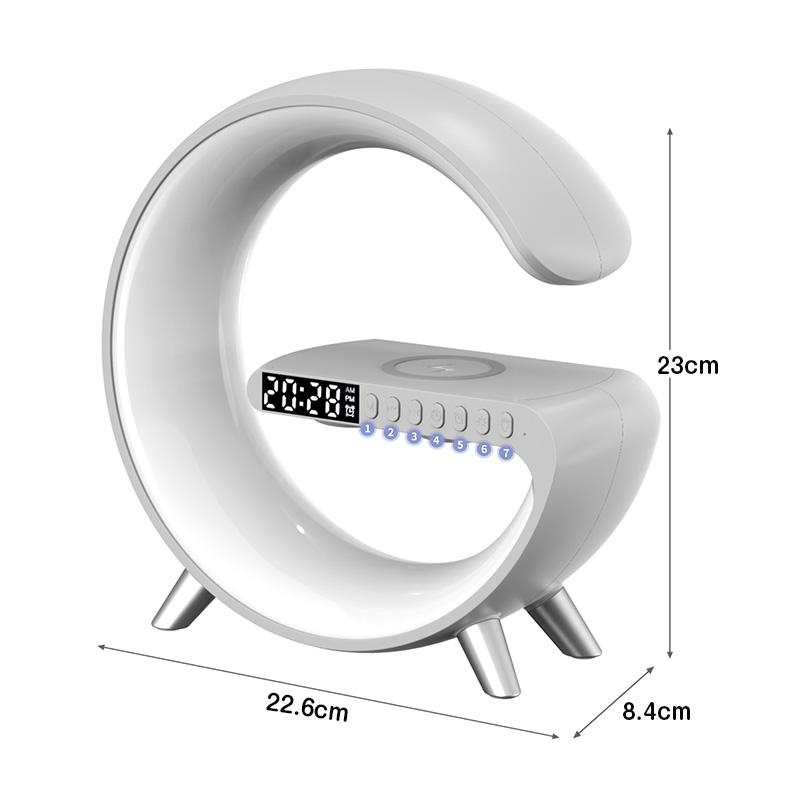 ナイトライト　テーブルライト　ワイヤレス急速充電器　目覚まし時計　時計機能 数量限定レビュー特典】RUMAY ブルートゥース スピーカー ワイヤレス