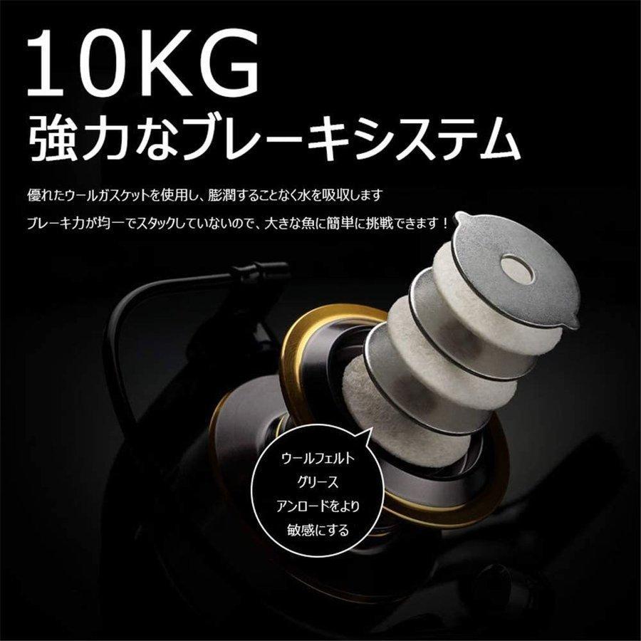 新しい HE500-7000 スピニングリール ギア比 5.2: 1 すべての金属