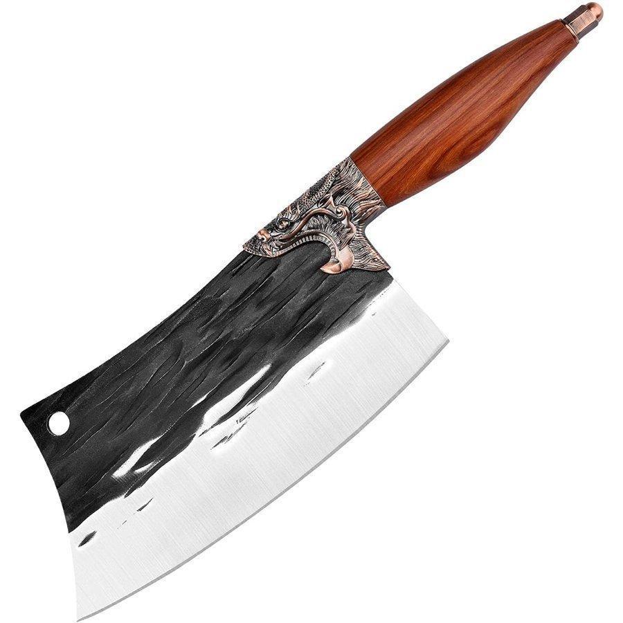 関の刃物 中華包丁 170mm 正広 角小型 中厚 本割込三合鋼 肉 魚 野菜切 中華包丁 170mm│関鍔蔵作│家庭用包丁│関の刃物専門通販 KIKUMATSU
