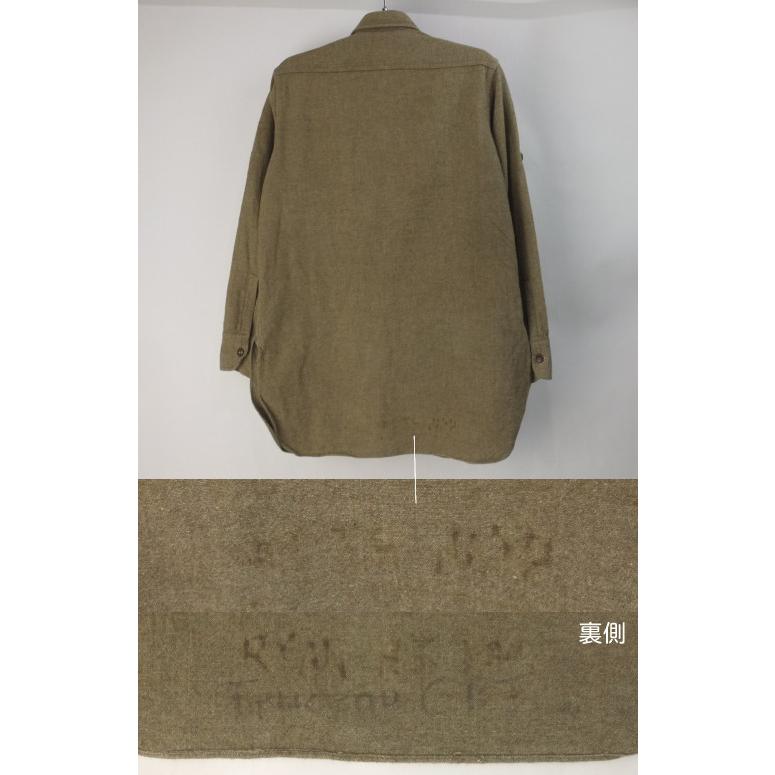 MILITARY（ミリタリー） 古着 イギリス軍 ウール シャツ ヴィンテージ