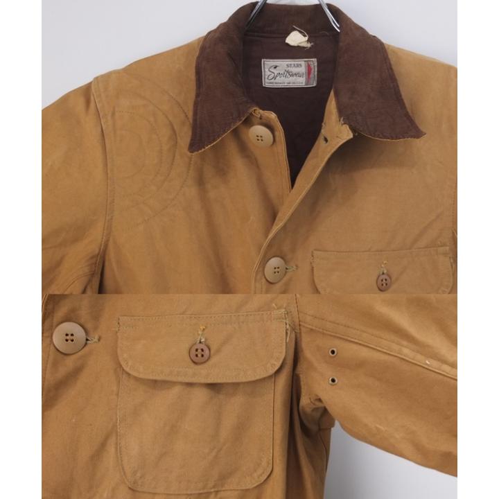 70s SEARS ハンティングジャケットカバーオールガンパッチ付き