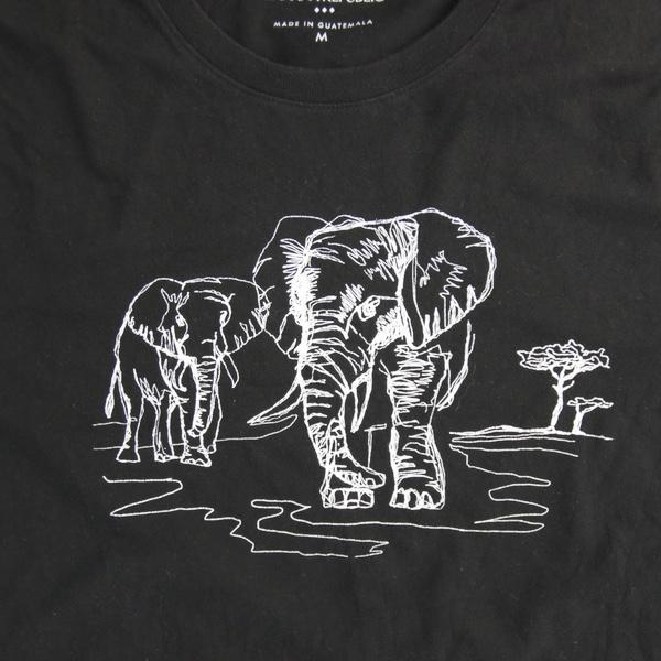 BANANA REPUBLIC（バナナリパブリック） 象 ELEPHANT DRAW Tシャツ 
