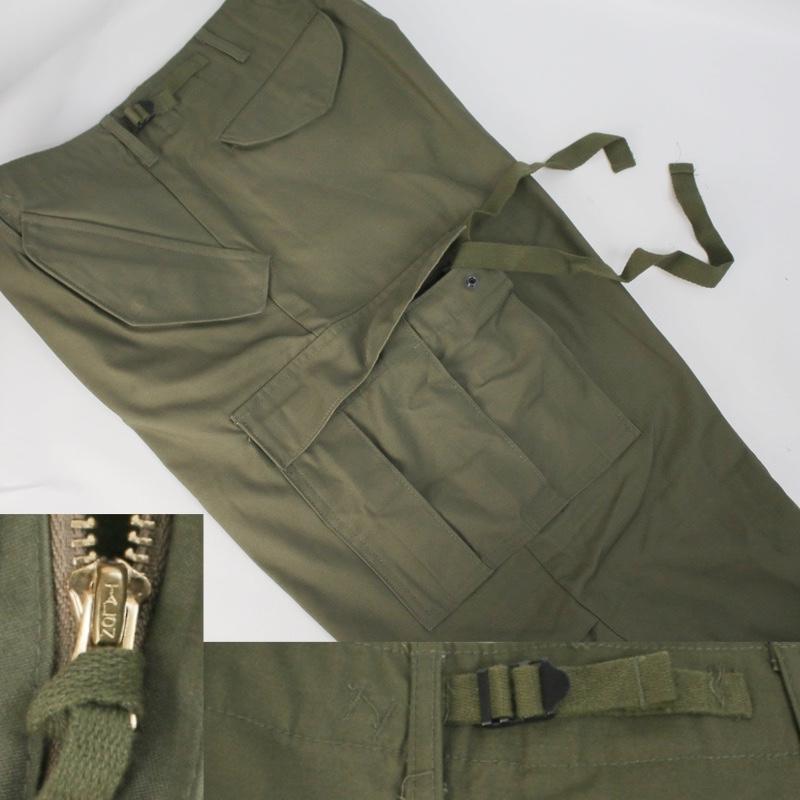 M65 フィールドパンツ OD 新品レプリカ SMALL 米軍タイプ [9018266