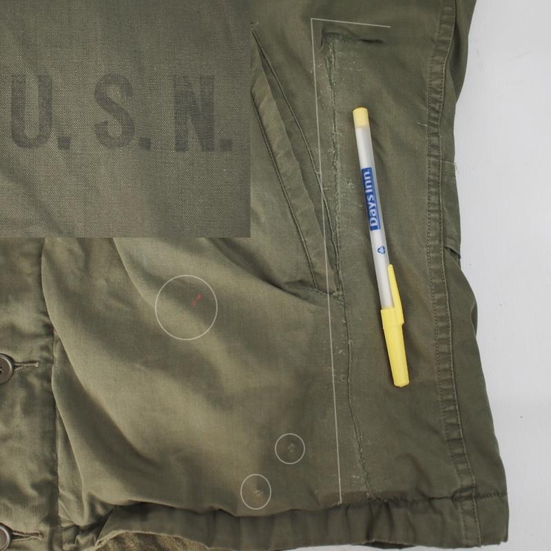 N-4 フィールドジャケット　USN 米軍 40’s 実物　ミリタリージャケット [9018320] 【ケボズ】