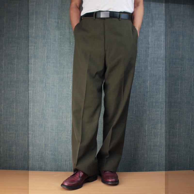 米軍 実物 USMC US NAVY DSCP パンツ スラックス 古着 33 MILITARY（ミリタリー） 古着 米軍 海兵隊 DSCP ドレスパンツ