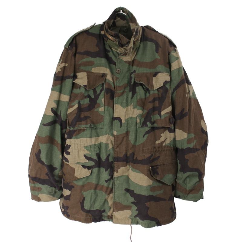 MILITARY 古着 M-65 フィールドジャケット ジップなし ウッド