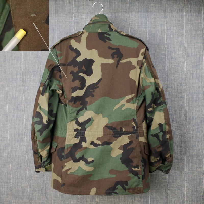 MILITARY M-65 フィールドジャケット USAF ウッドランドカモ XSS