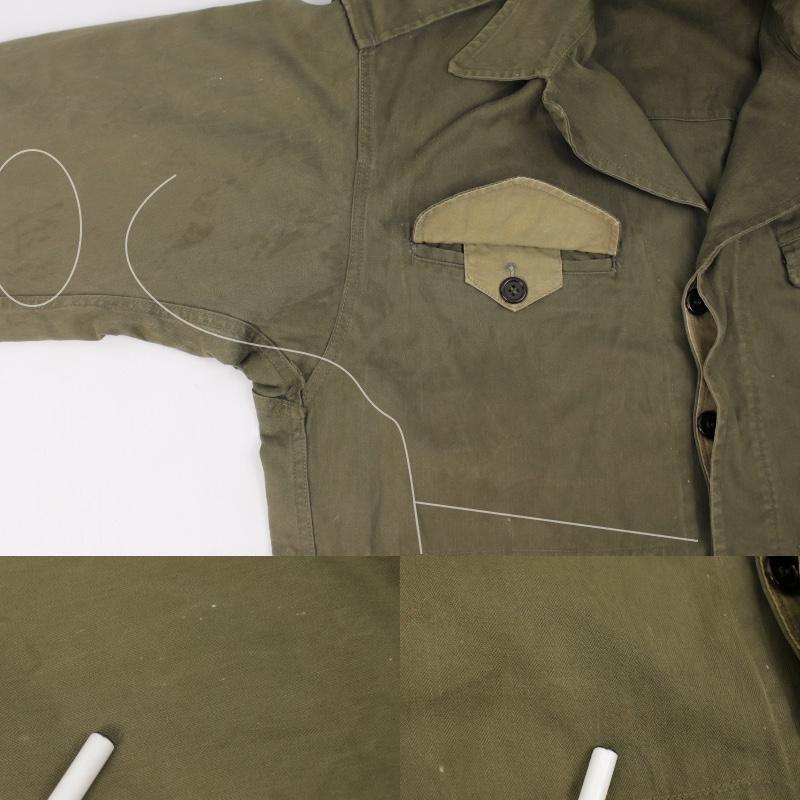 50年代 フランス軍 M-47 フィールドジャケット 後期型 HBT ユーロ  