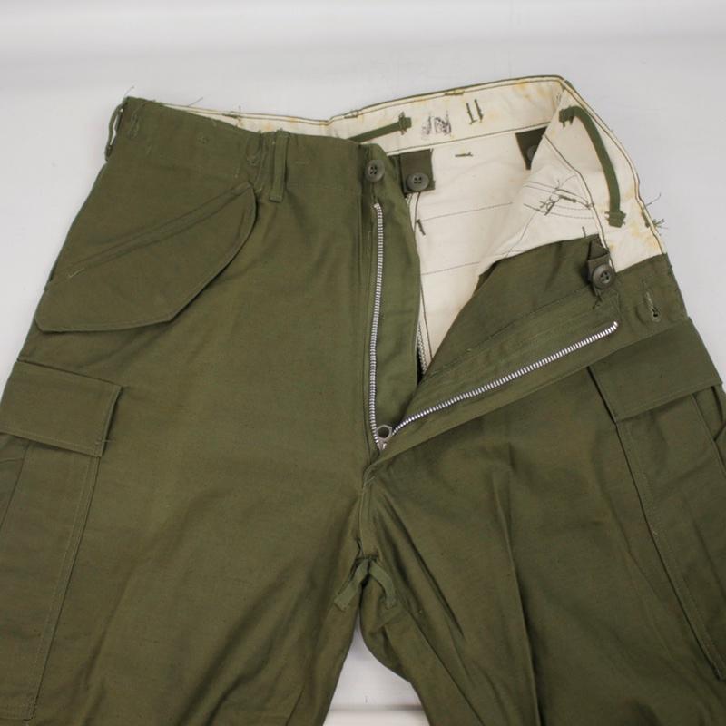 MILITARY M-65 フィールドパンツ SR 実寸W33L29 初期型 67年 MILITARY M-65 フィールドパンツ SR 実寸W33L29 初期型 67年