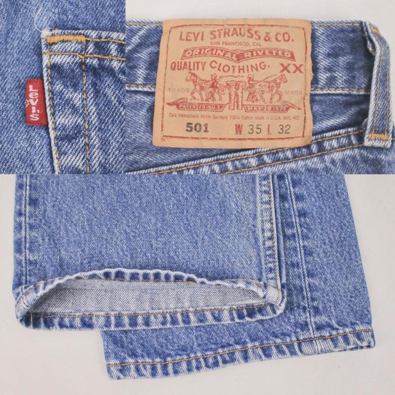 Levi's 古着 リーバイス 501 デニムパンツ 00's USA製 実寸W34.5L31.5