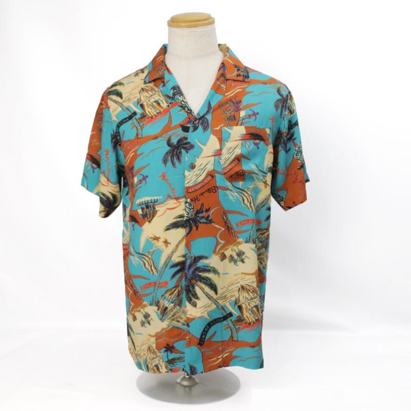20%オフ】 レーヨン アロハシャツ L05 ハワイアン Hawaii 総柄