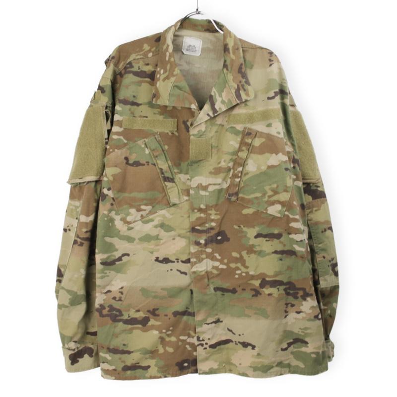 古着 マルチカム ACU FR インセクトガード シャツジャケット LL 米軍 