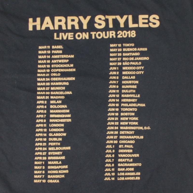 ハリースタイルズ ツアーTシャツ Harry Styles 古着 【メール便可