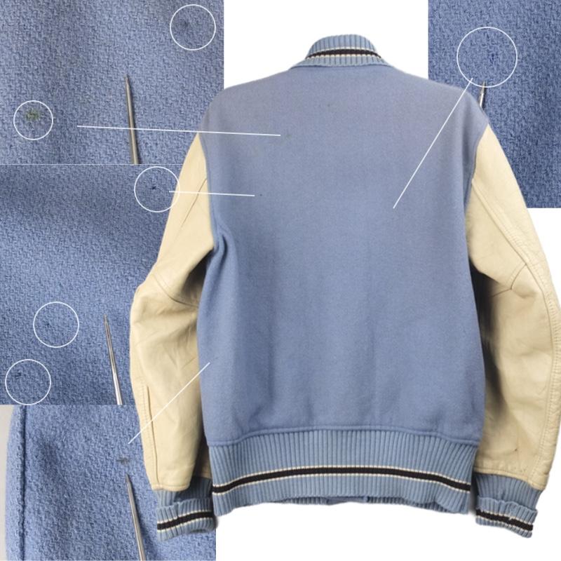 ホワイティング Whiting スタジャン 70s 革袖 古着 [9021303] : 古着屋 