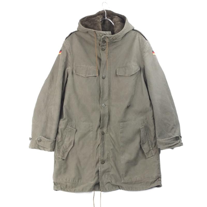 80s 実物 ドイツ軍 ボアライニング フィールドパーカー ユーロ ミリタリー MILITARY（ミリタリー） 実物 USED ドイツ軍 ボアライニング