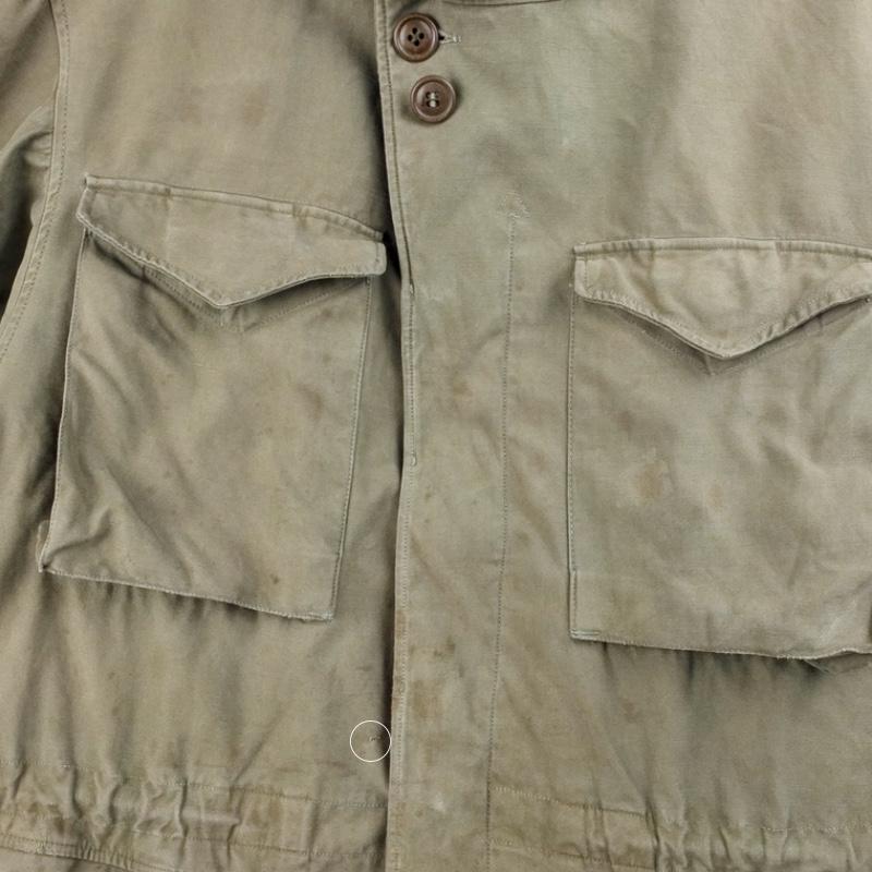 MILITARY（ミリタリー） 米軍 M-1943 フィールドジャケット 38L 40s