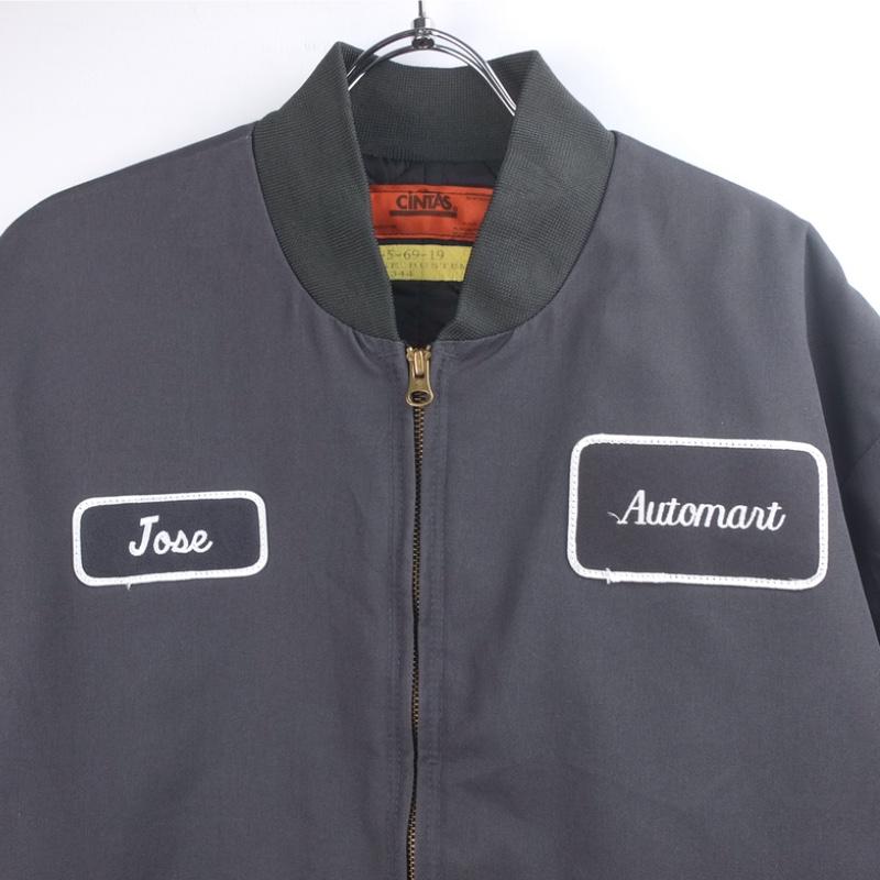 CINTAS ワッペン ワークジャケット 中綿 古着 [9021439] : 古着屋