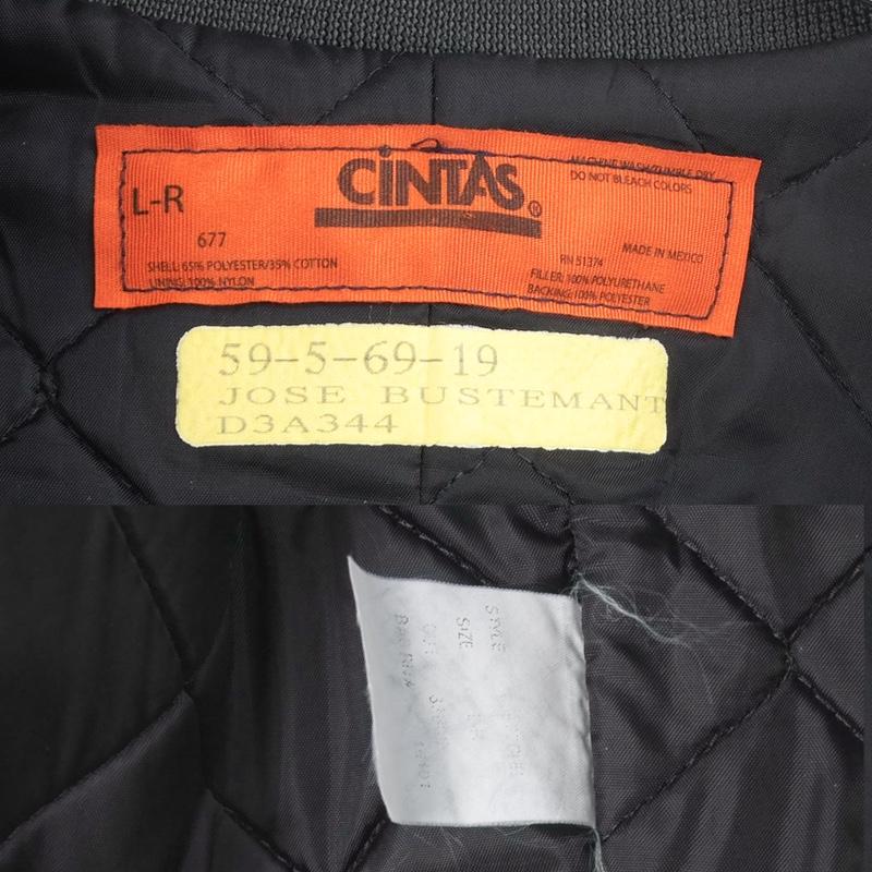CINTAS ワッペン ワークジャケット 中綿 古着 [9021439] : 古着屋