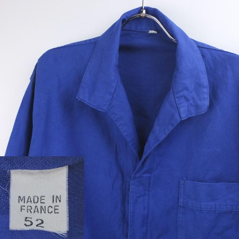 ユーロ ワークジャケット フランス BLUE フレンチブルー 古着 [9021568