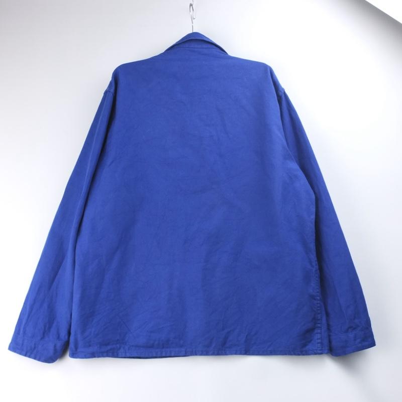 ユーロ ワークジャケット フランス BLUE フレンチブルー 古着 [9021568